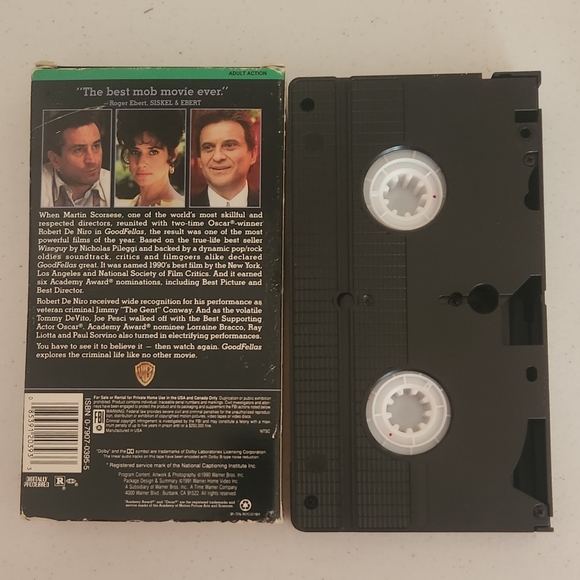 VHS GOODFELLAS MOVIE - Picture 2 of 3